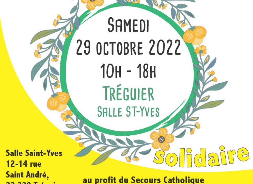 Expo-vente de créateurs au profit du Secours Catholique